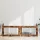  Kutyakerítés állványokkal 4 pcs Füstös Tölgy 100 x 60 cm