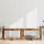 Kutyakerítés állványokkal 4 pcs Antik Fa 100 x 60 cm Szerelt Fa