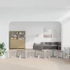  Kutyakerítés állványokkal 6 pcs Szürke Sonoma 100 x 60 cm