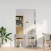  Kutyakerítés állványokkal 2 pcs Szürke Sonoma 60 x 60 cm