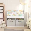  Gyerek Könyvespolc tárolóval Fehér 72,5 x 29,5 x 69 cm Faanyag