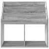  Gyerek Könyvespolc Szürke Sonoma 72,5 x 29,5 x 69 cm Faanyag