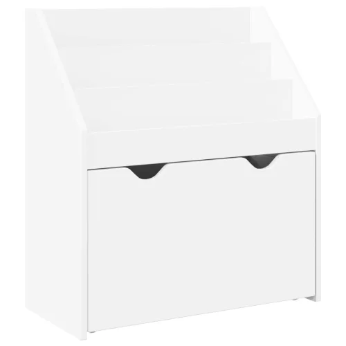  Gyerek Könyvespolc fiókkal Fehér 60 x 29,5 x 69 cm Faanyag