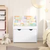  Gyerek Könyvespolc fiókkal Fehér 60 x 29,5 x 69 cm Faanyag