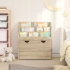  Gyerek Könyvespolc Sonoma tölgy 60 x 29,5 x 69 cm Faanyag
