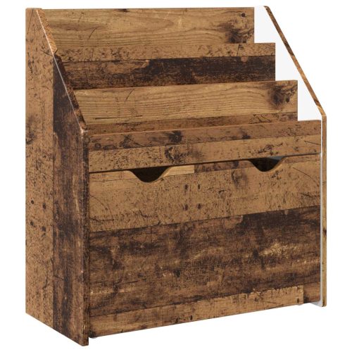  Gyerek Könyvespolc fiókkal Öreg fa 60 x 29,5 x 69 cm Faanyag