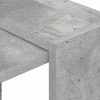  Könyvespolc Beton Szürke 52 x 25 x 71,5 cm Faanyag