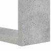  Könyvespolc Beton Szürke 52 x 25 x 71,5 cm Faanyag