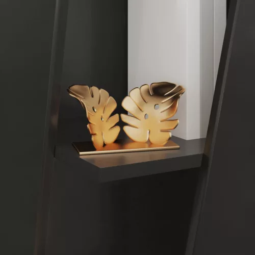  Oldalsó polc Fekete 33 x 32 x 70,5 cm Faanyag