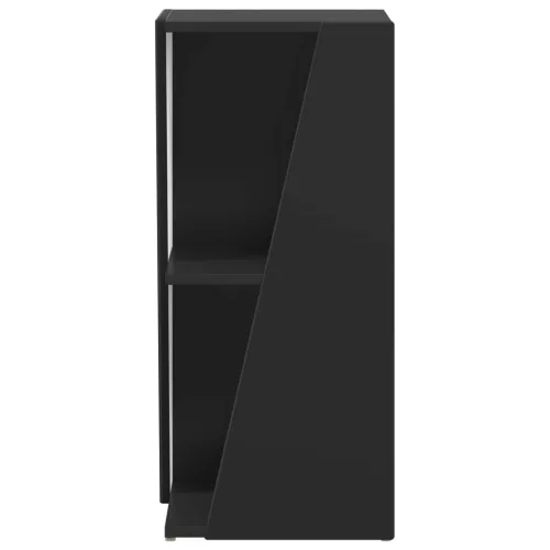  Oldalsó polc Fekete 33 x 32 x 70,5 cm Faanyag