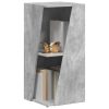  Oldalsó polc Beton Szürke 33 x 32 x 70,5 cm Faanyag