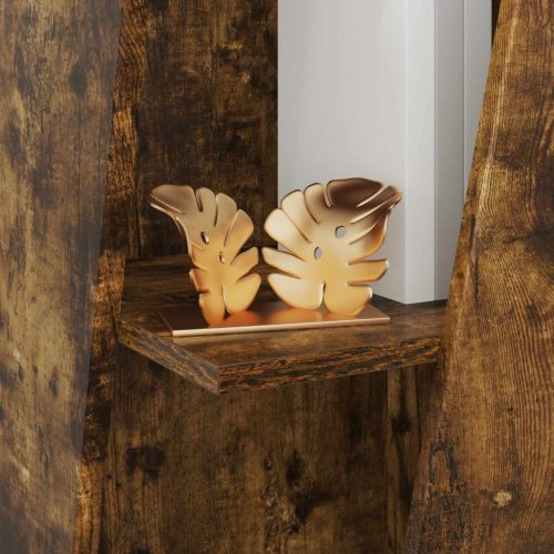  Oldalsó polc Füstölt tölgy 33 x 32 x 70,5 cm Faanyag