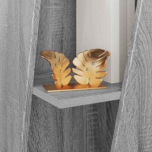  Oldalsó polc Szürke Sonoma 33 x 32 x 70,5 cm Faanyag