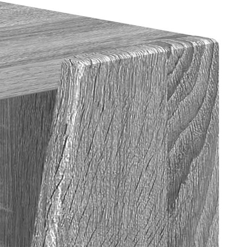  Oldalsó polc Szürke Sonoma 33 x 32 x 70,5 cm Faanyag