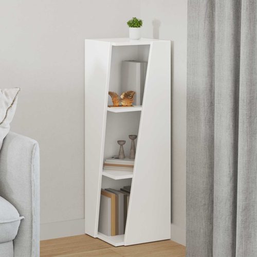  Oldalsó polc Fehér 33 x 32 x 100,5 cm Faanyag