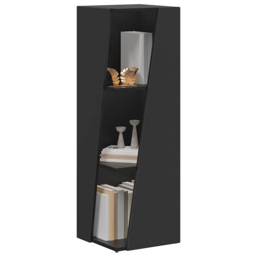  Oldalsó polc Fekete 33 x 32 x 100,5 cm Faanyag