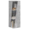  Oldalsó polc Beton Szürke 33 x 32 x 100,5 cm Faanyag