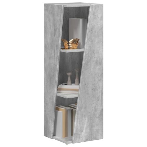  Oldalsó polc Beton Szürke 33 x 32 x 100,5 cm Faanyag