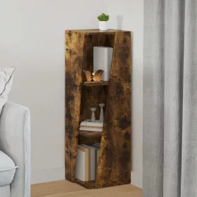  Oldalsó polc Füstölt tölgy 33 x 32 x 100,5 cm Faanyag