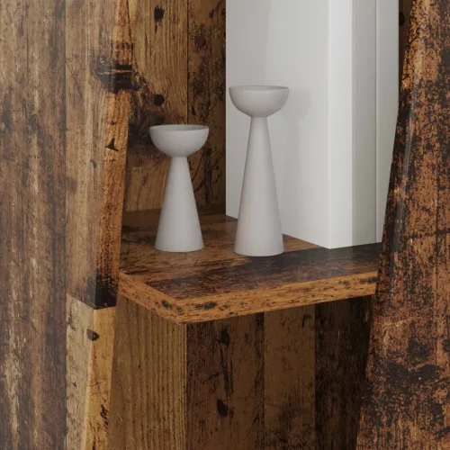  Oldalsó polc Öreg fa 33 x 32 x 100,5 cm Faanyag