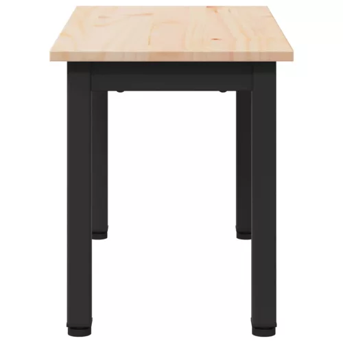  Dohányzóasztal Természetes 60 x 30 x 36 cm Tömör fenyőfa