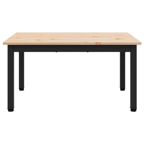  Dohányzóasztal Természetes 60 x 50 x 36 cm Tömör fenyőfa