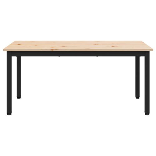  Dohányzóasztal Természetes 100 x 50 x 45 cm Tömör fenyőfa