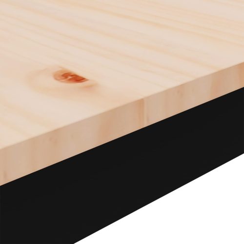  Dohányzóasztal Természetes 100 x 50 x 45 cm Tömör fenyőfa