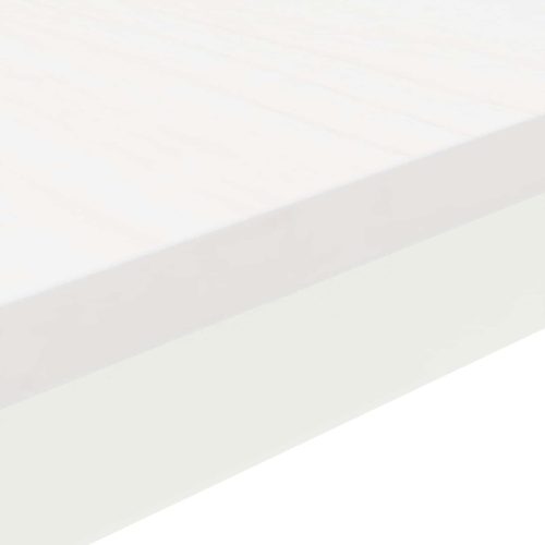  Dohányzóasztal Fehér 100 x 50 x 45 cm Tömör fenyőfa