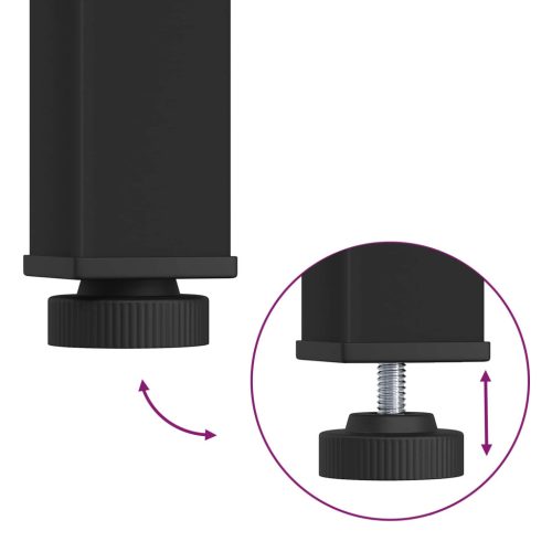  Dohányzóasztal Fehér 100 x 50 x 45 cm Tömör fenyőfa