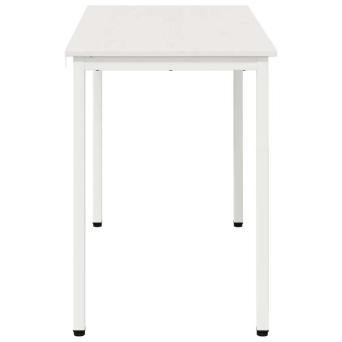  Étkezőasztal Fehér 110 x 55 x 75 cm Tömör fenyőfa