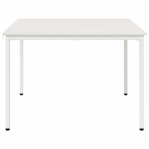  Étkezőasztal Fehér 110 x 110 x 75 cm Tömör fenyőfa