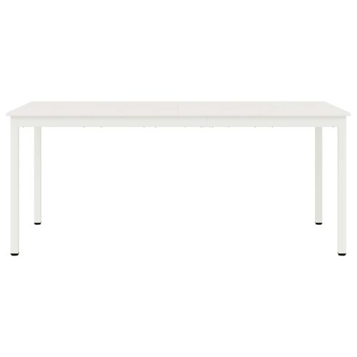  Étkezőasztal Fehér 180 x 90 x 75 cm Tömör fenyőfa