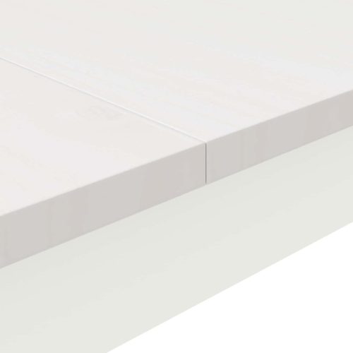  Étkezőasztal Fehér 180 x 90 x 75 cm Tömör fenyőfa