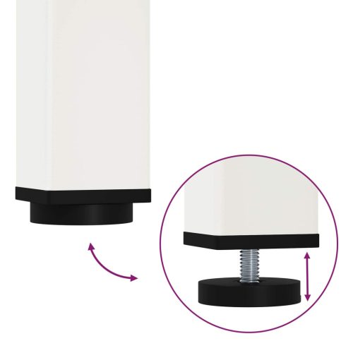  Bárasztal Fehér 60 x 60 x 105 cm Tömör fenyőfa