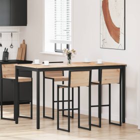  Bárasztal Természetes 110 x 55 x 105 cm Tömör fenyőfa