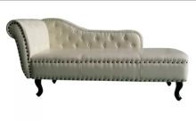 VID Krémfehér színű Chesterfield kanapé 