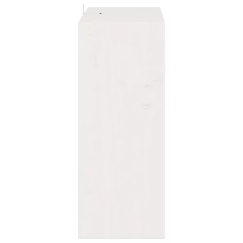  Borágas 2 pcs Fehér 62 x 25 x 62 cm Tömör fenyőfa