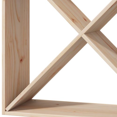  Borágas 4 pcs Természetes 62 x 25 x 62 cm Tömör fenyőfa