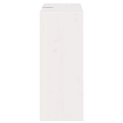  Borágas 2 pcs Fehér 62 x 25 x 62 cm Tömör fenyőfa