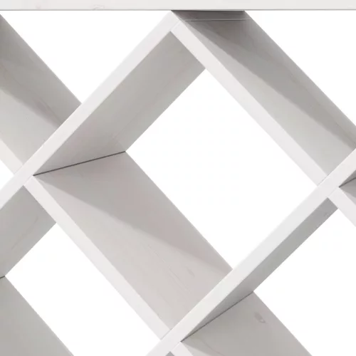  Borágas 2 pcs Fehér 62 x 25 x 62 cm Tömör fenyőfa