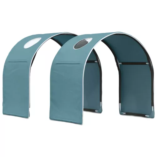  Ágy Alagút 2 pcs Világoskék 211 x 52,5 x 2 cm Poliészter