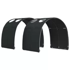  Ágy Alagút 2 pcs Fekete 211 x 67.5 x 2 cm Poliészter