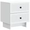 Éjjeliszekrény 2 pcs Fehér 43 x 34,5 x 47,5 cm Szerelt Fa