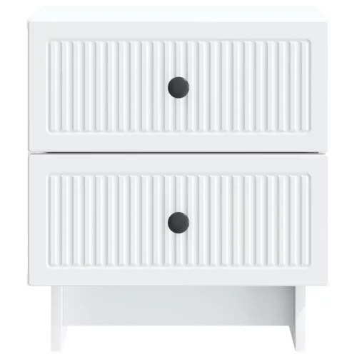  Éjjeliszekrény 2 pcs Fehér 43 x 34,5 x 47,5 cm Szerelt Fa