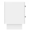  Éjjeliszekrény 2 pcs Magasfényű Fehér 43 x 34,5 x 47,5 cm