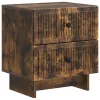  Éjjeliszekrény fiókkal 2 pcs Füstös Tölgy 43 x 34,5 x 47,5 cm