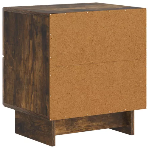  Éjjeliszekrény fiókkal 2 pcs Füstös Tölgy 43 x 34,5 x 47,5 cm