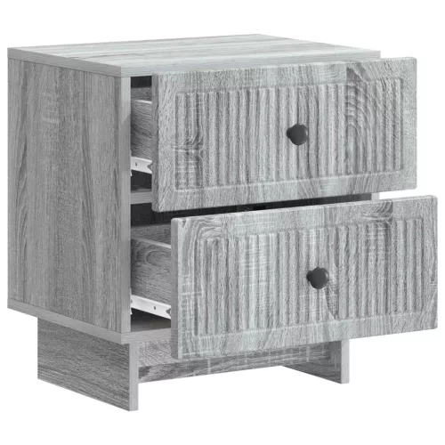  Éjjeliszekrény Szürke Sonoma 43 x 34,5 x 47,5 cm Szerelt Fa