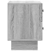  Éjjeliszekrény fiókkal 2 pcs Szürke Sonoma 43 x 34,5 x 47,5 cm